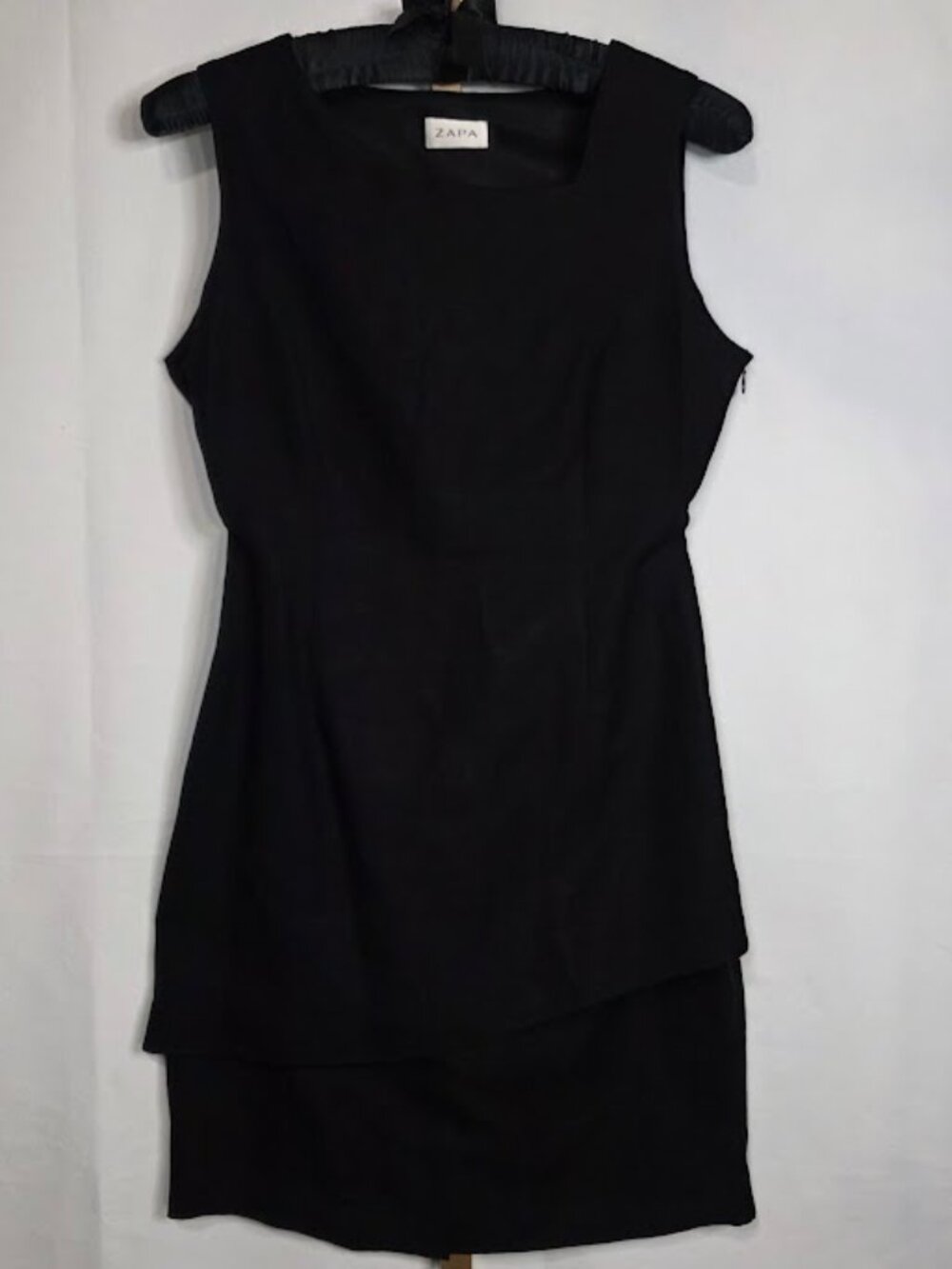 ZAPA Linen-Blend Open Back Sleeveless Dress